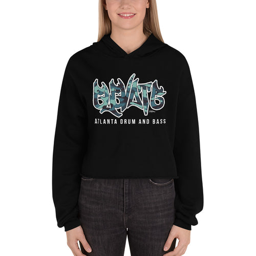 Elevate Camo Logo Women's Crop Hoodie