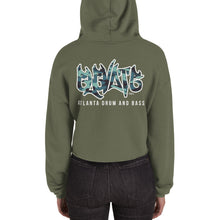 Load image into Gallery viewer, Elevate Camo Logo Women&#39;s Crop Hoodie